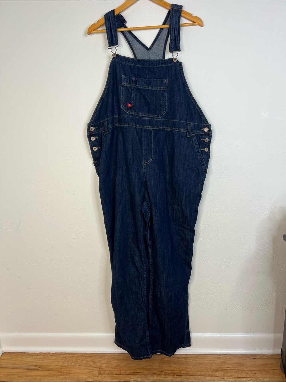 Dickies Dark Wash Denim Overalls size 18W
